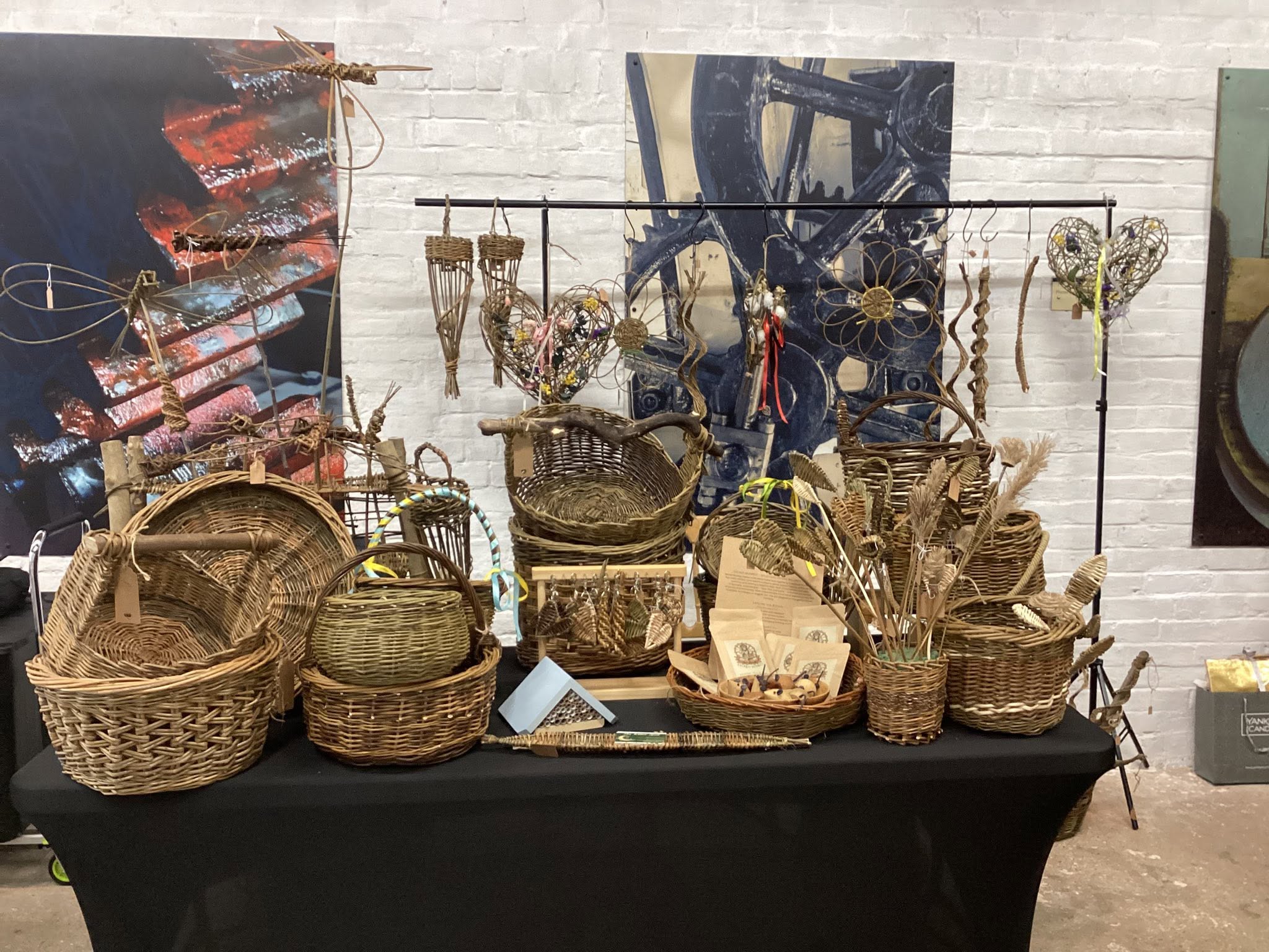 Our Baskets on display