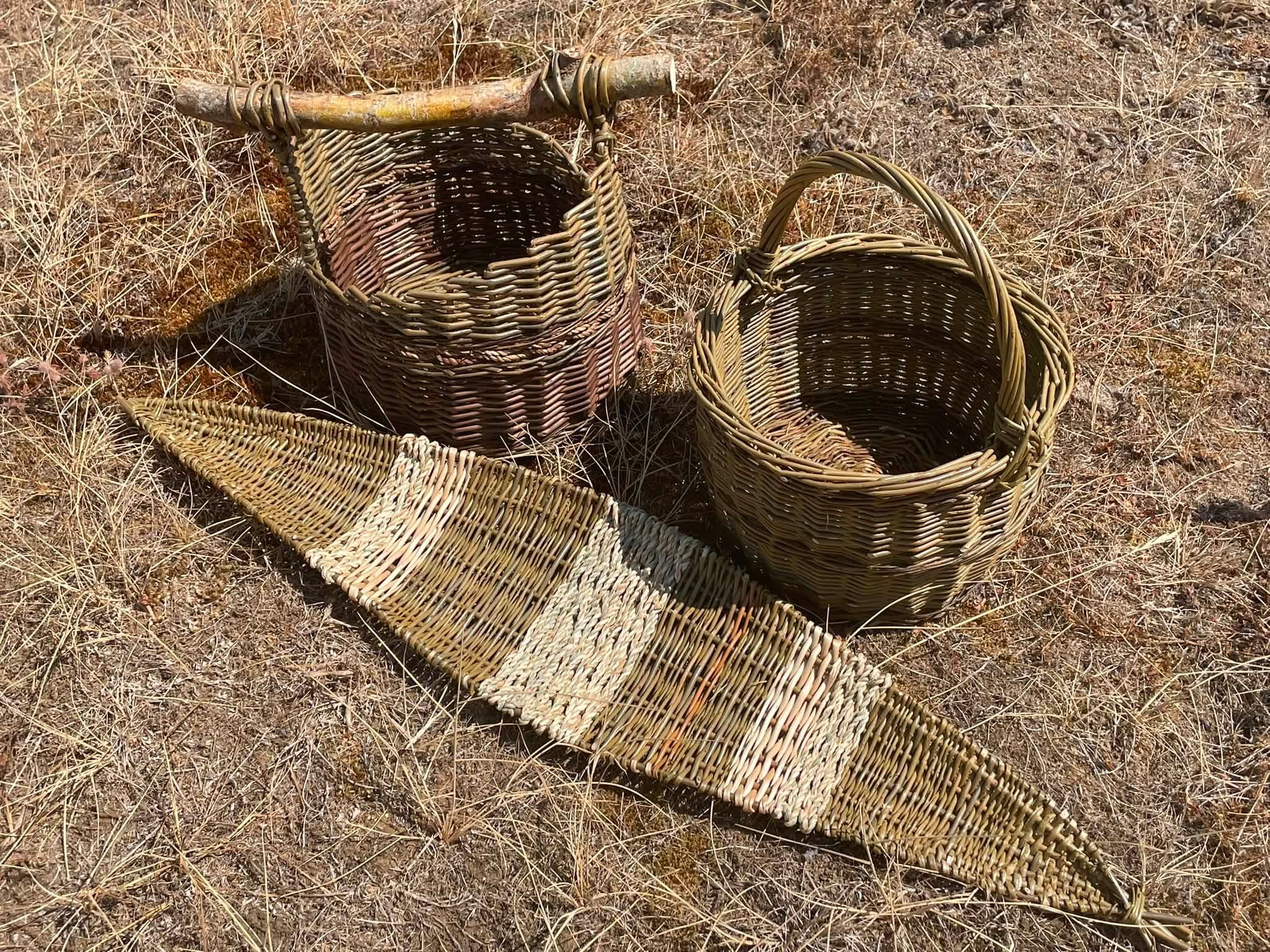 A collection of baskets