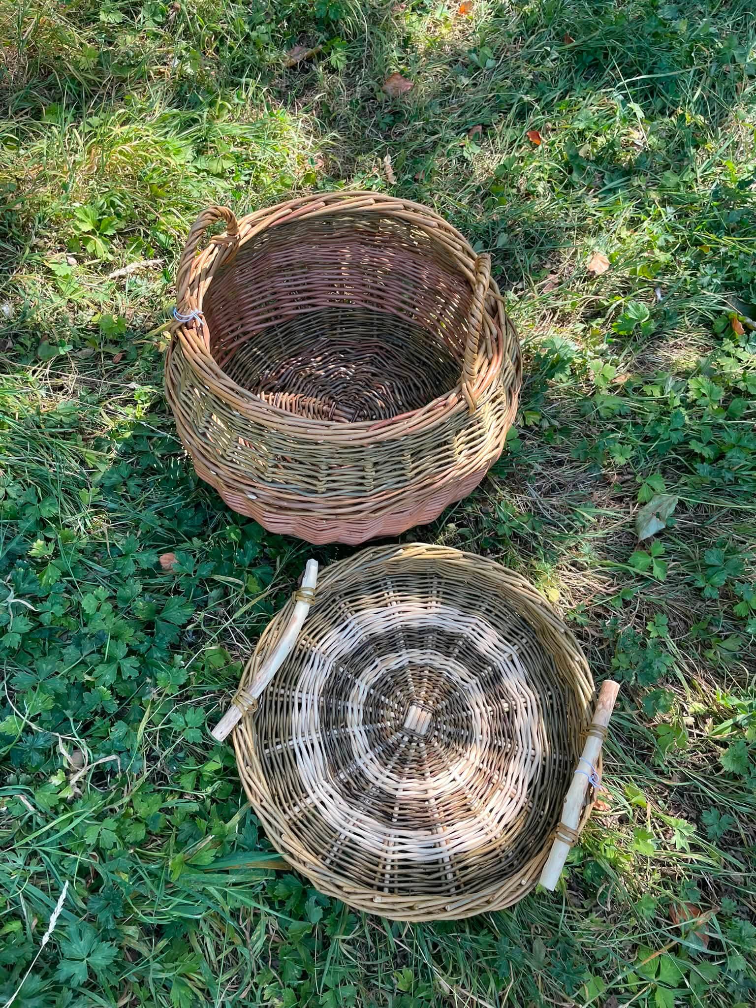 A couple of willow baskets